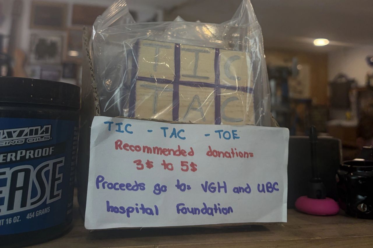 Tic Tac Toe for VGH & UBC Hospital Foundation
